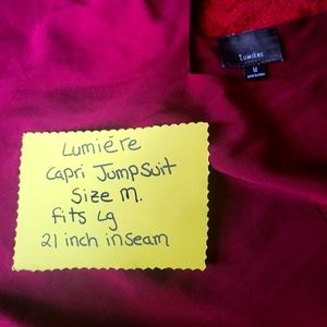 Lumiere Capri jumpsuit